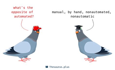 opposite of automated|Automated antonyms .